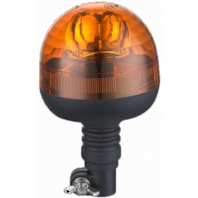 Girofar auto rotativ cu amortizor vibratii si prindere cu fluture